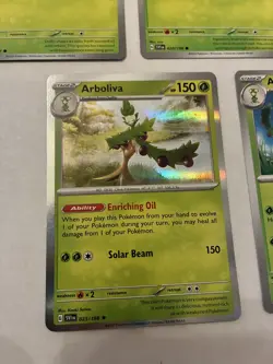 Lot Of 8 Smoliv Dolliv and Arboliva Pokemon Cards - Image 4