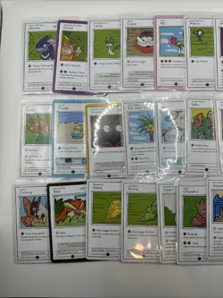 28 Different Card Lot Pokkedo V2 Includes Tyranitar Holo + Derpy Fan Art Cards - Image 2