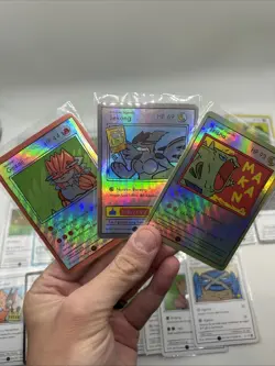 28 Different Card Lot Pokkedo V2 Includes Tyranitar Holo + Derpy Fan Art Cards - Image 4