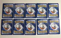 Raikou- Cosmo Holo 048/132 Mega Evolution Holo 10 Cards Lot Pokemon TCG NM - Image 3