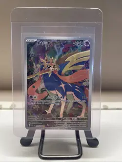 Zacian 100/094 Illustration Rare Phantasmal Flames Pokemon Card - Image 1