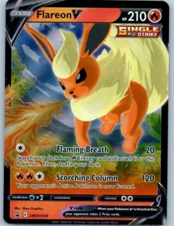 SWSH: Sword & Shield Promo Cards #SWSH149 Flareon V - Image 1