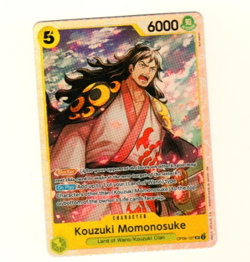 Kouzuki Momonosuke OP06-107 Premium Booster Reprint One Piece Trading Card - Image 1
