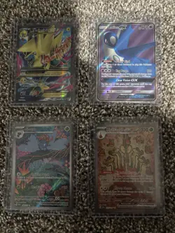 Pokemon TCG 4 Card Lot - Holo Full Art - Manectric EX, Latios GX, Gloom - Image 1