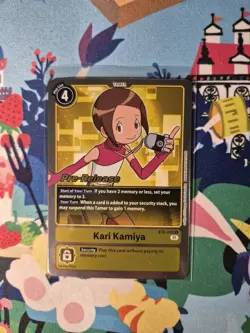Digimon Card Game - BT8-015 - Kari Kamiya - Pre-Release - Near Mint - Image 1