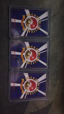 Pokemon cards vintage Japanese Neo Genesis Chikorita Bayleef Meganium lot of 3 - Image 2