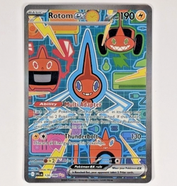 Rotom ex 126/094 SAR (Art Rare) Phantasmal Flames ME02 Pokemon Card Holo NM/M - Image 3