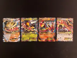 Pokemon Mega Evolution EX Card Lot - Steelix, Beedrill, Groudon, Kangaskhan - Image 1