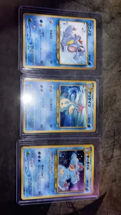 Pokemon Neo Genesis Totodile Croconaw Feraligatr Water Card Lot Japanese 3x - Image 1
