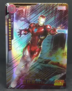 Iron Man SSR MW-011C Rainbow Foil Camon Marvel Avengers Card - Image 1