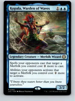 Magic the Gathering Kopala, Warden of Waves Lost Caverns of Ixalan Commander MTG - Image 1