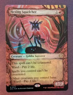 MTG - Hexing Squelcher (showcase foil) - ECL (NM+) - Image 1
