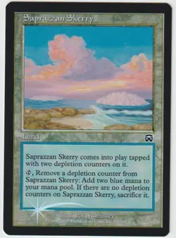 MAGIC THE GATHERING SAPRAZZAN SKERRY MERCADIAN MASQUES MINT/NEAR MINT FOIL - Image 1