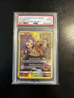 2019 Pokemon Sun & Moon Cosmic Eclipse - Mimikyu (Secret) 245/236 FA PSA 4 - Image 1
