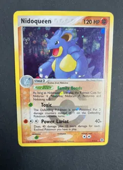Pokemon TCG Nidoqueen 9/112 EX FireRed & LeafGreen Holo Rare 120HP Nintendo 2004 - Image 4