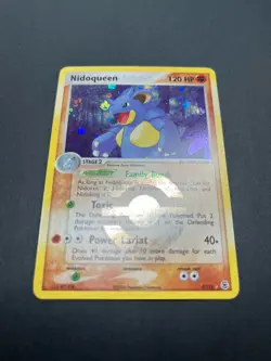Pokemon TCG Nidoqueen 9/112 EX FireRed & LeafGreen Holo Rare 120HP Nintendo 2004 - Image 5
