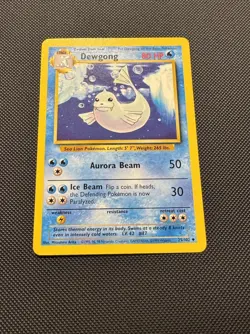 Pokemon TCG Dewgong 25/102 Base Set Uncommon Near Mint 1999 WoTC - Image 2