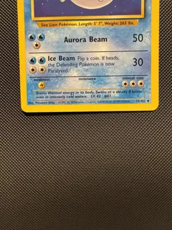 Pokemon TCG Dewgong 25/102 Base Set Uncommon Near Mint 1999 WoTC - Image 4