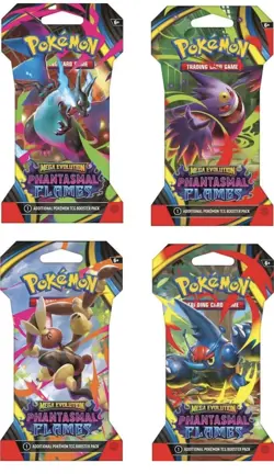 POKEMON MYSTERY BOX V *Phantasmal Flames Booster* + Vintage, Merchandise & MORE - Image 2