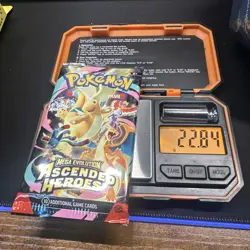 Pokemon TCG Ascended Heroes Heavy 22.84g Sealed Single Booster Pack - Image 1