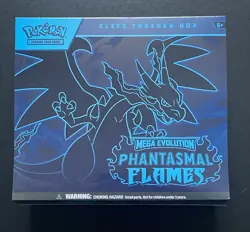 Pokemon Mega Evolution Phantasmal Flames Elite Trainer Box ETB Sealed - Image 1