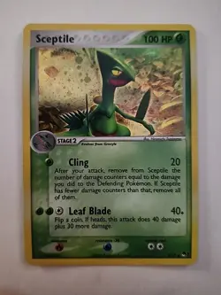 Pokemon TCG Sceptile EX Holo Rare 4/17 Pop Series 1 Near Mint - Image 1