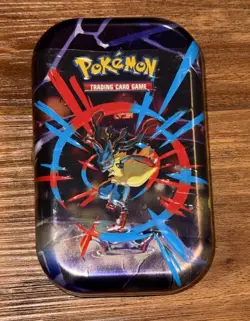 Pokemon TCG Mega Evolution Mega Lucario Mini Tin New Factory Sealed - Image 1