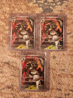 Pokemon Destined Rivals Team Rocket's Houndoom 3x Lot Great Condition - Image 1