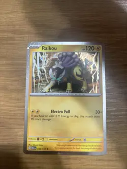 Pokemon Raikou 48/132 Cosmo Holo Promo English NM - Image 2