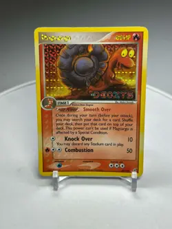 Pokemon Magcargo #20/107 Reverse Holo Rare - 2005 EX Deoxys - LP++ Stamped - Image 1