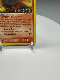 Pokemon Magcargo #20/107 Reverse Holo Rare - 2005 EX Deoxys - LP++ Stamped - Image 5