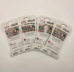 Pokemon TCG Sun & Moon Team Up 4 Booster Packs Pikachu Eevee Gengar English - Image 2