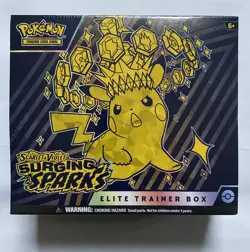 Pokemon TCG Surging Sparks Elite Trainer Box ETB NEW SEALED - Image 1