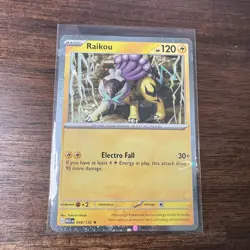 Raikou 048/132 Cosmos Holo Promo, Mega Evolutions, Rare, Pokemon TCG, NM! - Image 1