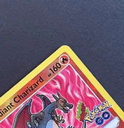 Pokemon Radiant Charizard 011/078 Pokemon GO Radiant Rare Holo Full Art - Image 4
