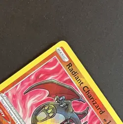 Pokemon Radiant Charizard 011/078 Pokemon GO Radiant Rare Holo Full Art - Image 5