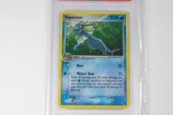 PSA 8 Vaporeon Holo #6 Pokemon POP Series 3 Original Owner 2006 - Image 3