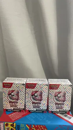 Pokemon Scarlet & Violet 151 Booster Box Bundle Lot of 3 Sealed English - Image 1