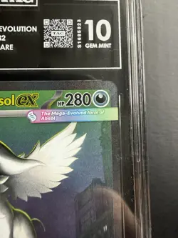 Mega Absol ex #180/132 TAG 10 Gem Mint SIR – Pokemon ME01 Mega Evolution - Image 3