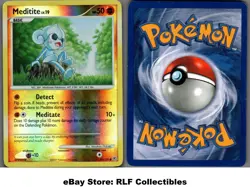 2007 Pokemon, Diamond & Pearl , #89/130 Meditite Lv. 19, Reverse Holo Common (b) - Image 1