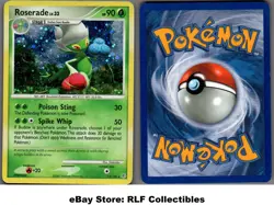 2007 Pokemon, Diamond & Pearl , #13/130 Roserade Lv. 33, Holo Rare (b) - Image 1