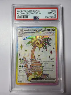 Alolan Exeggutor 225/191 Surging Sparks PSA Graded 10 Pokemon TCG - Image 1
