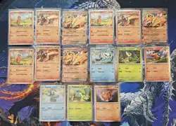Pokemon TCG: S&V Charizard Super Premium /1st and 5th Gen Starter Cosmo Promos - Image 1