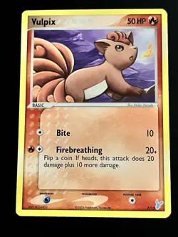Vulpix 7/12 Pokemon TCG EX Trainer Kit 2: Plusle & Minun LP - Image 1