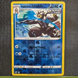 RAPID STRIKE URSHIFU 044/198 HOLO RARE CHILLING REIGN POKEMON REVERSE HOLO NM/M - Image 1