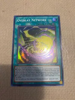 Yu-Gi-Oh! overlay network mint super rare 1st ed MAZE-EN020 - Image 1