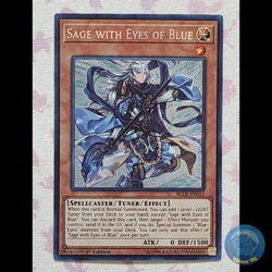 Sage with Eyes of Blue - BLLR-EN055 - Secret Rare 1st Edition Yugioh - Image 1