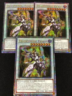 Yugioh Enlightment Paladin TN23-EN010 Quarter Secret x3 (NM) - Image 1