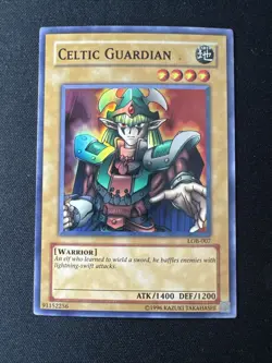 Celtic Guardian LOB-007 The Legend of Blue Eyes White Dragon Unlimited Holo Foil - Image 1
