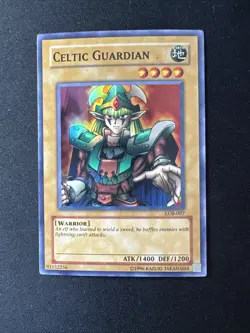 Celtic Guardian LOB-007 The Legend of Blue Eyes White Dragon Unlimited Holo Foil - Image 5